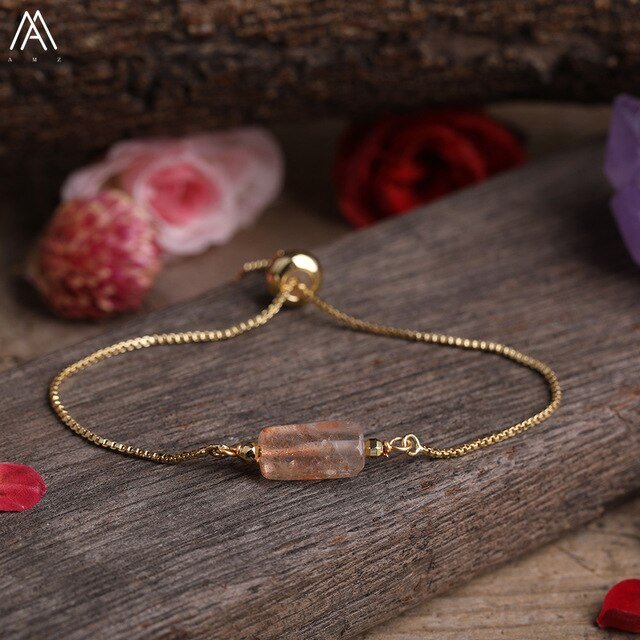Stone Bead Bracelets - Mystical Rose Gems