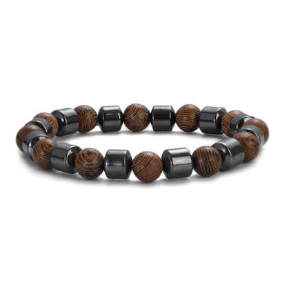 Tibetan Buddha Meditation Wood Bracelets - Mystical Rose Gems