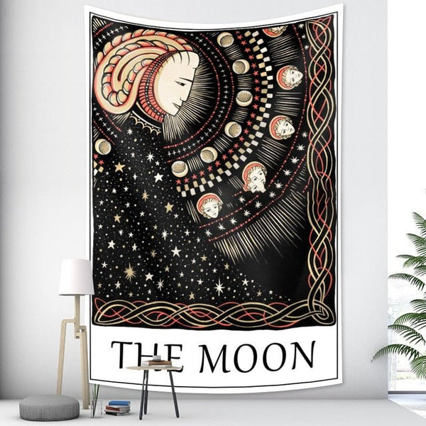 Various Tarot and Witchy Wall Tapestries - Mystical Rose Gems