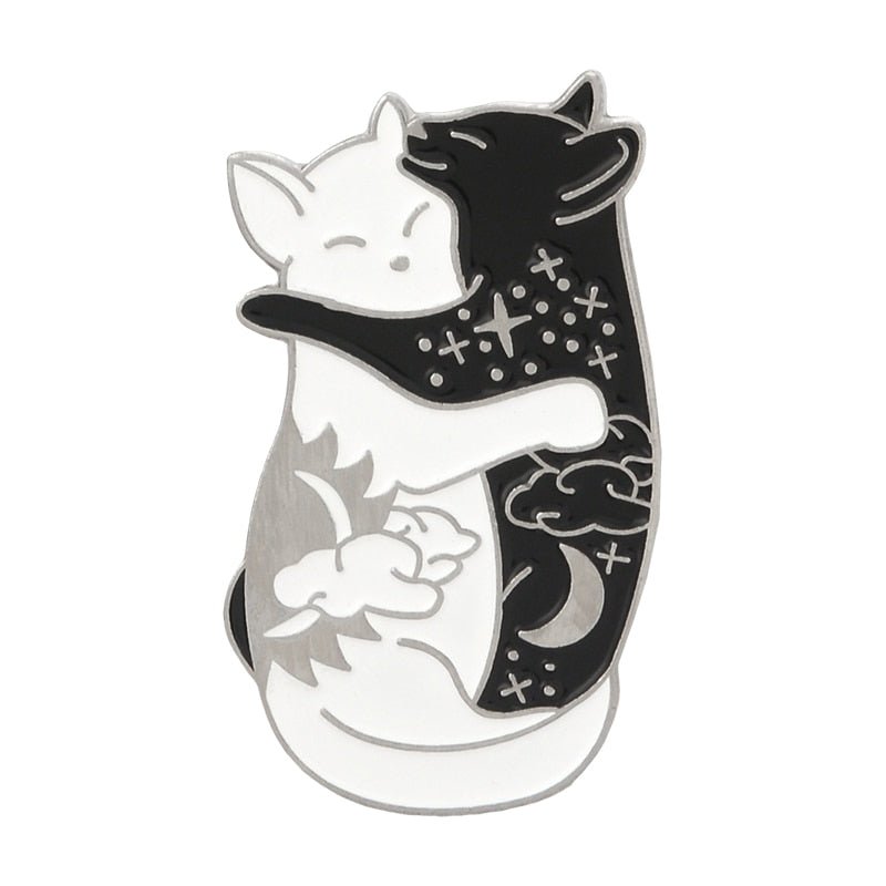 Witchy Cat Pins - Mystical Rose Gems