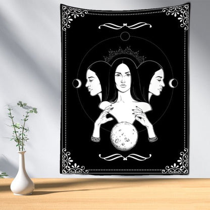 Witchy Women Wall Tapestries - Mystical Rose Gems