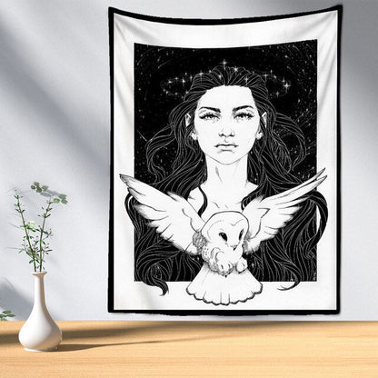 Witchy Women Wall Tapestries - Mystical Rose Gems