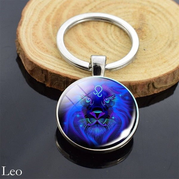 Zodiac Sign Keychains - Mystical Rose Gems