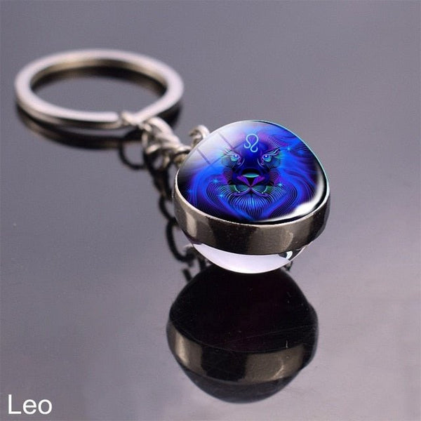 Zodiac Sign Keychains - Mystical Rose Gems