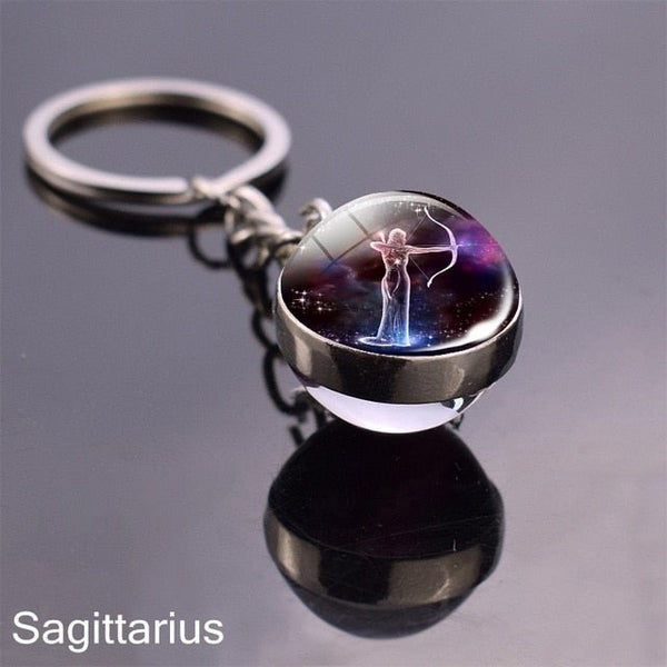 Zodiac Sign Keychains - Mystical Rose Gems